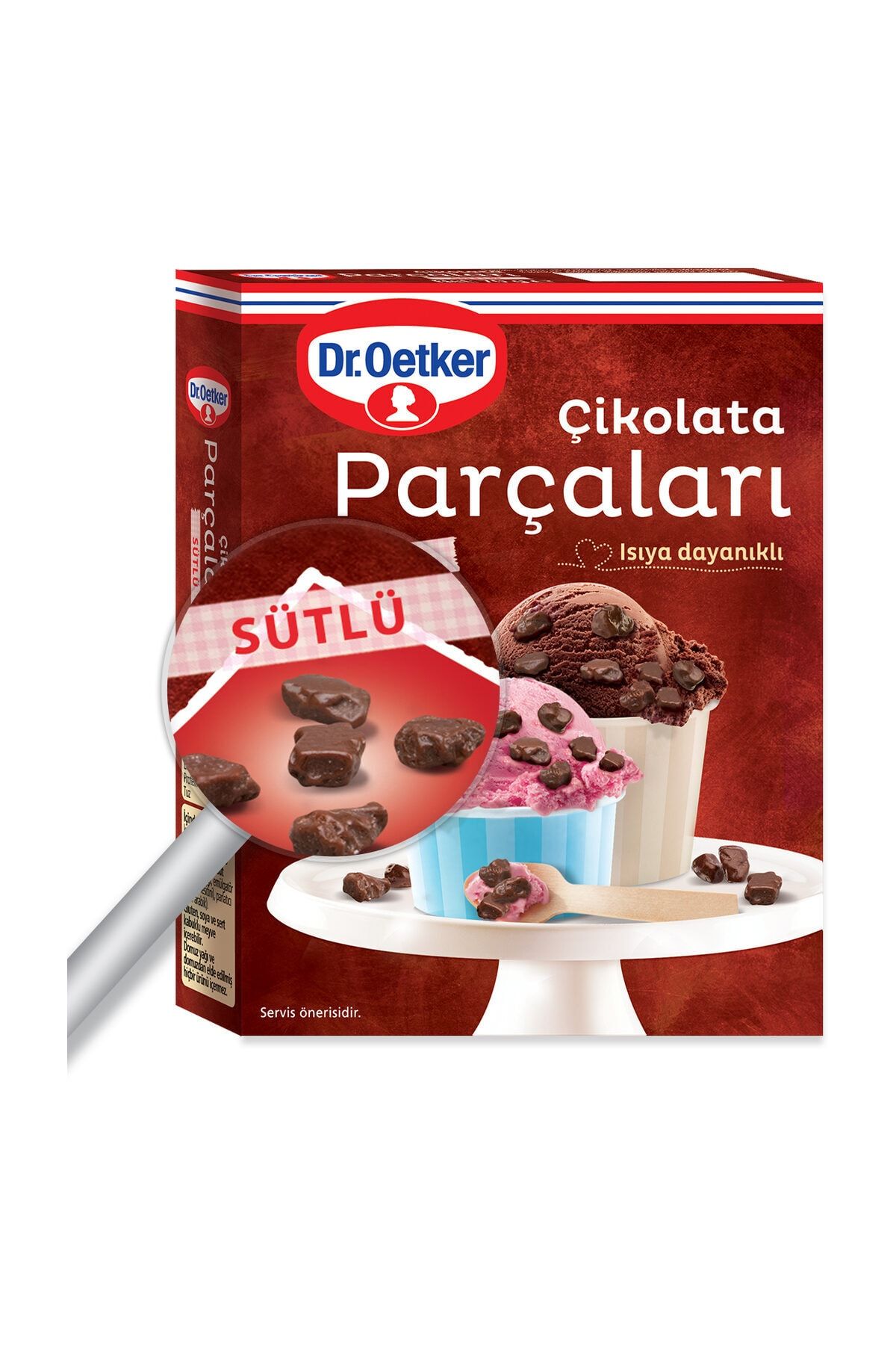 Dr. Oetker Çikolata Parçaları Sütlü 70 gr