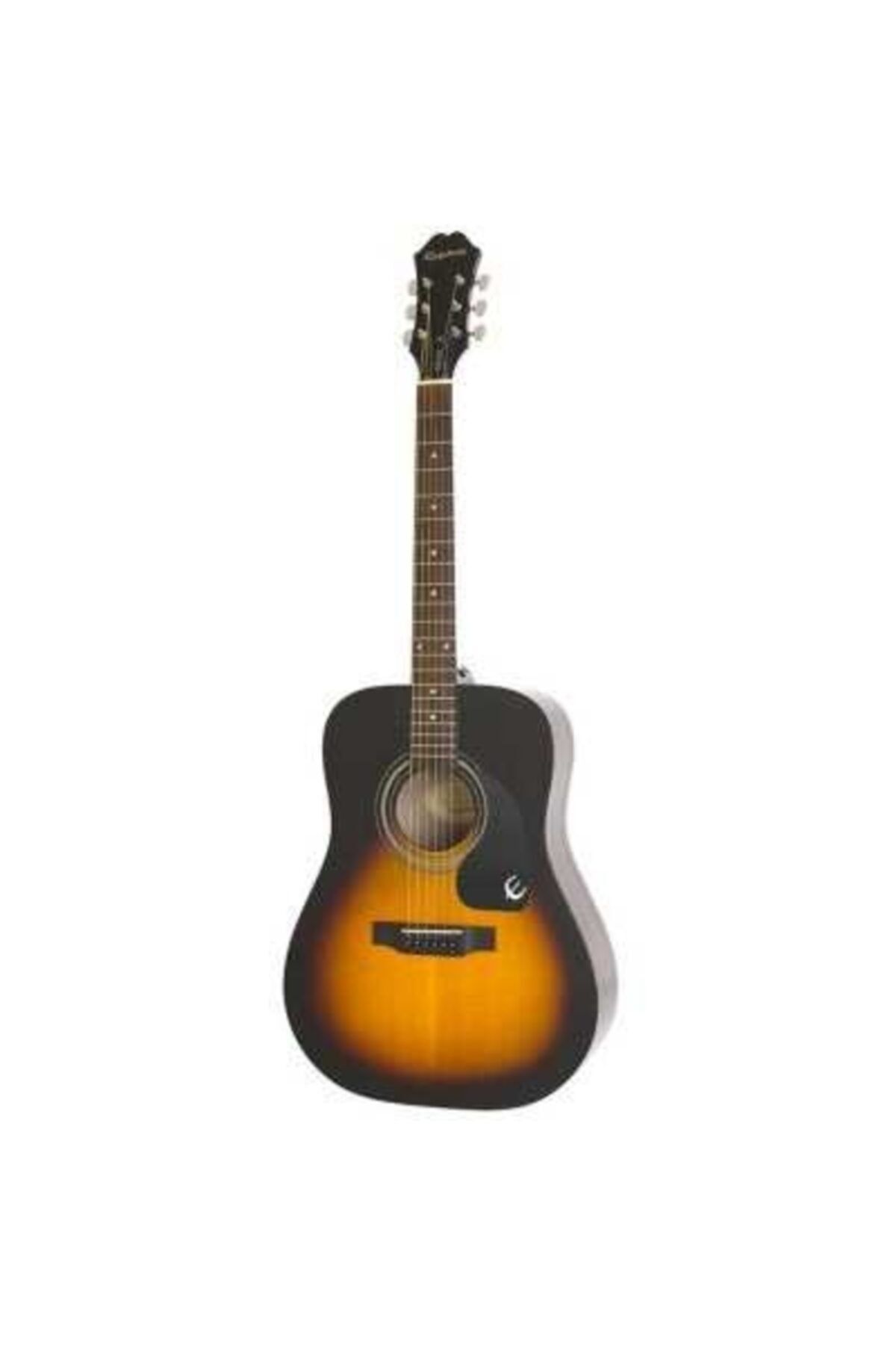 Epiphone Turuncu Vintage Sunburst Aj-220s Solid Top Akustik Gitar