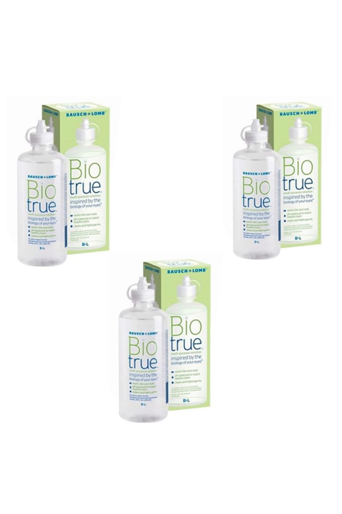 Bausch & Lomb Bio True 3 Adet Lens Solüsyonu 120 ml Biotrue