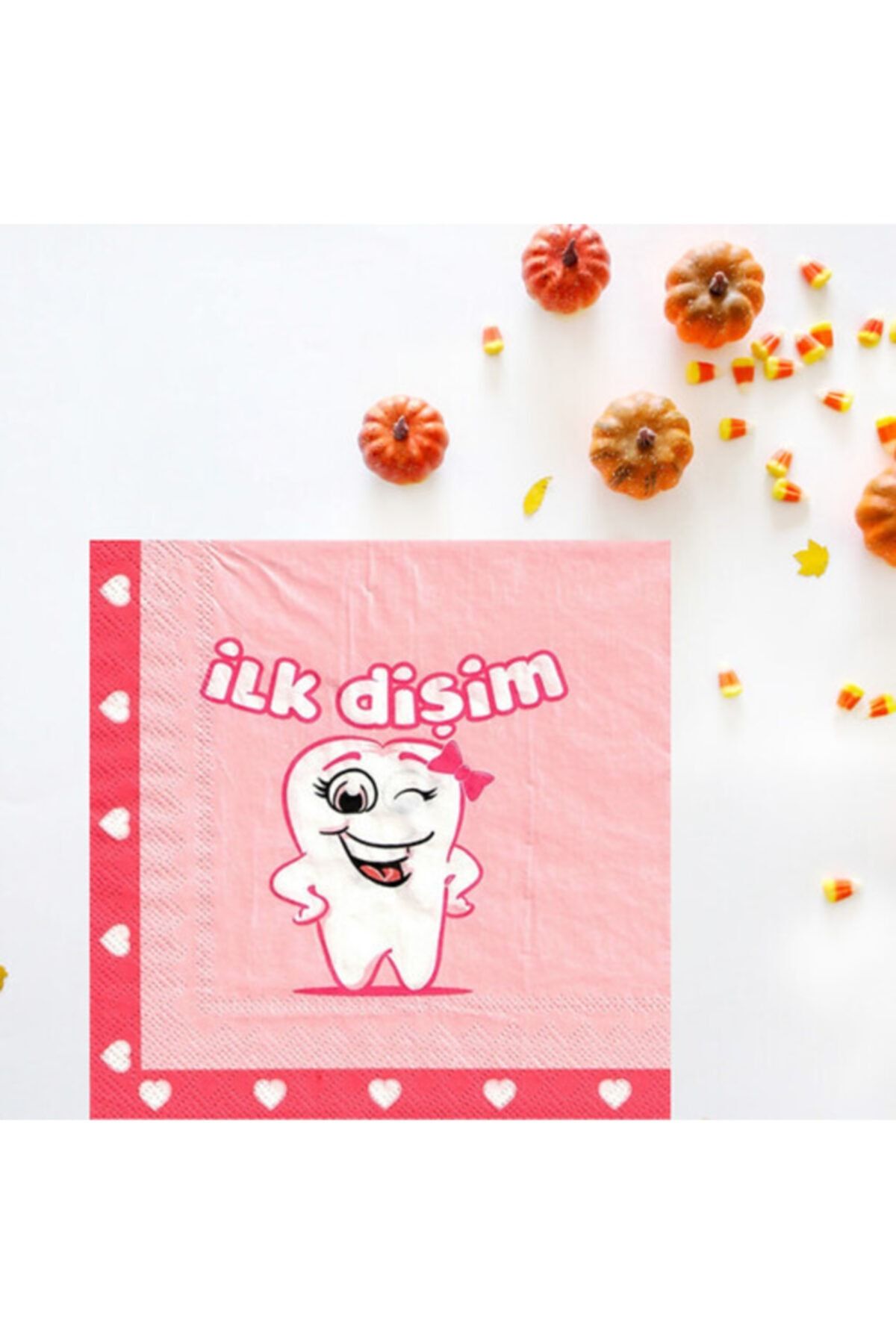 partisüs Diş Buğdayı Ilk Dişim Pembe Peçete