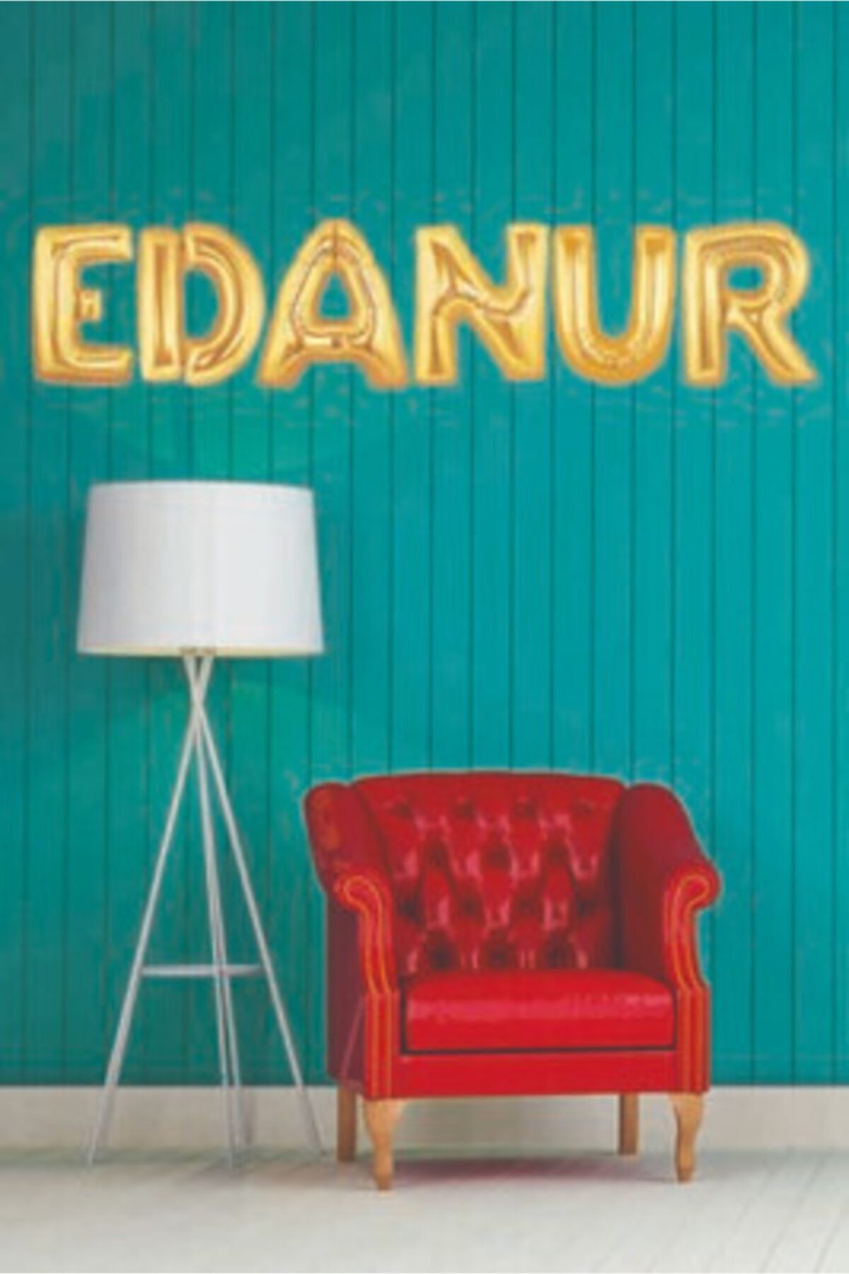 partisüs Edanur Harfleri Balon Edanur Doğum Günü