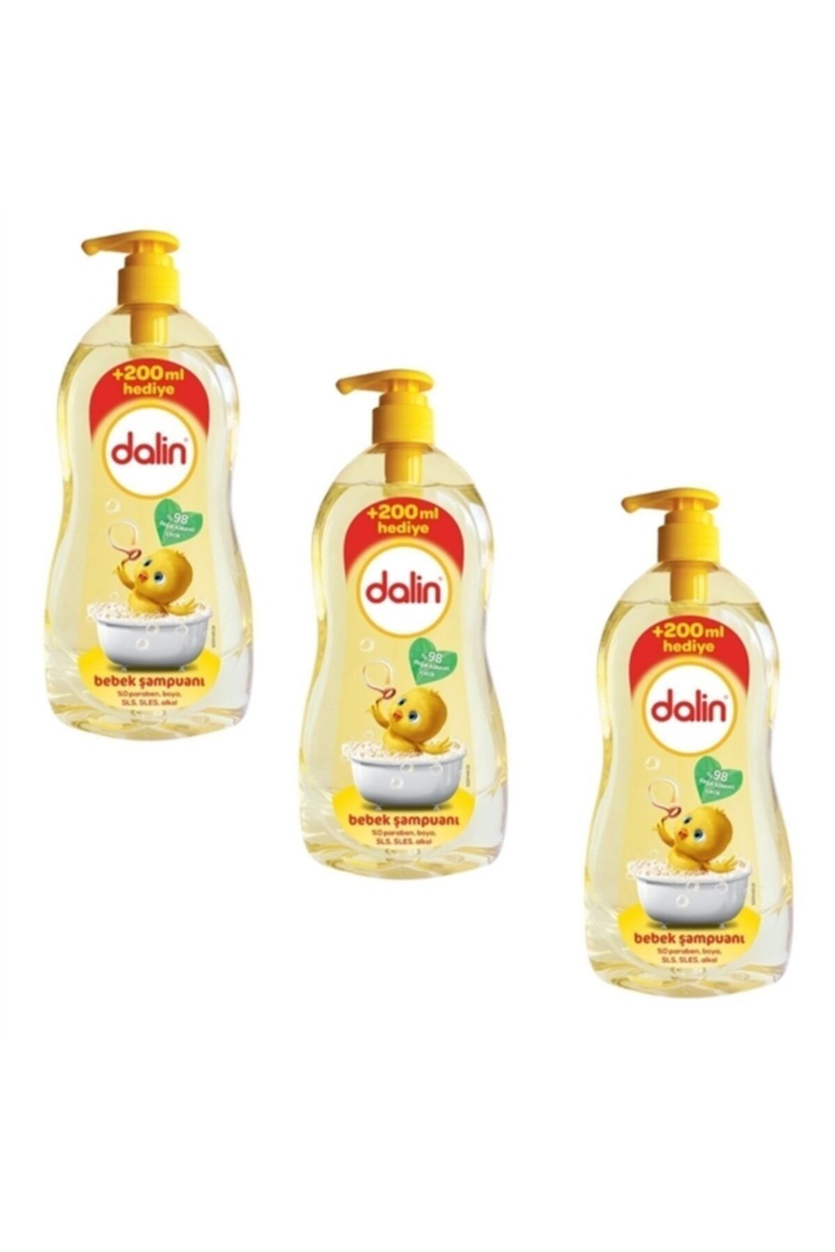 Dalin Bebek Şampuanı Klasik 900 ml 3'lü Paket