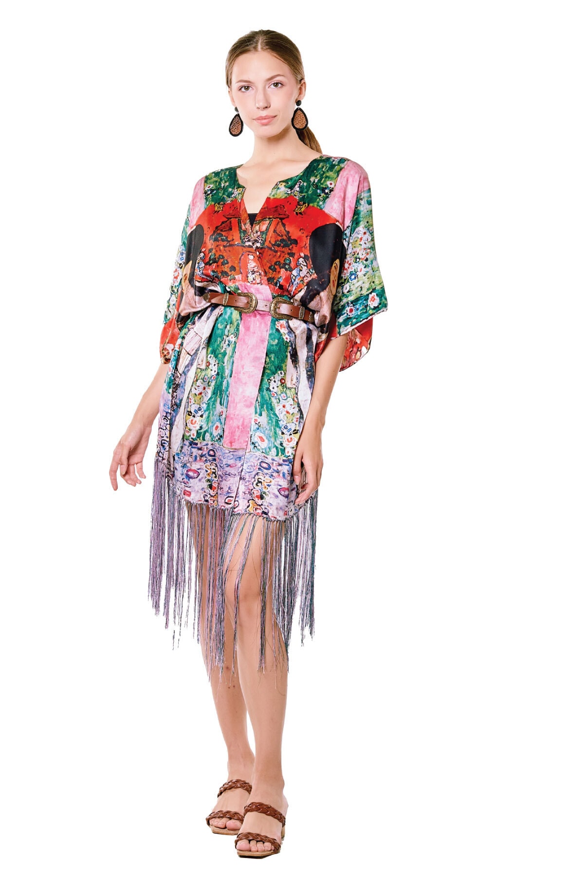 Göçebeler Keçe Ipek Kimono 9
