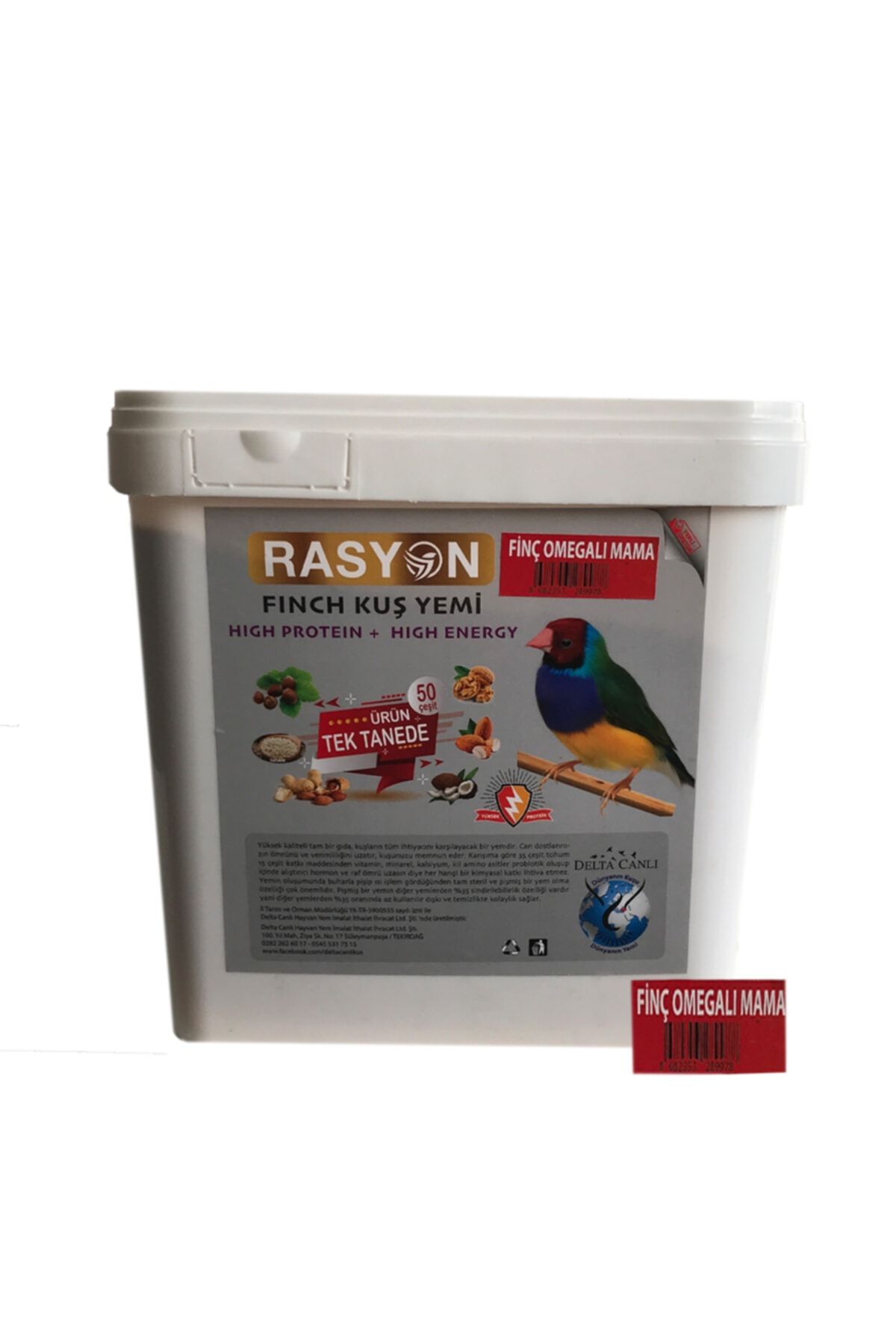 RASYON Finç Kuşu Toz Mama - 5 Kg