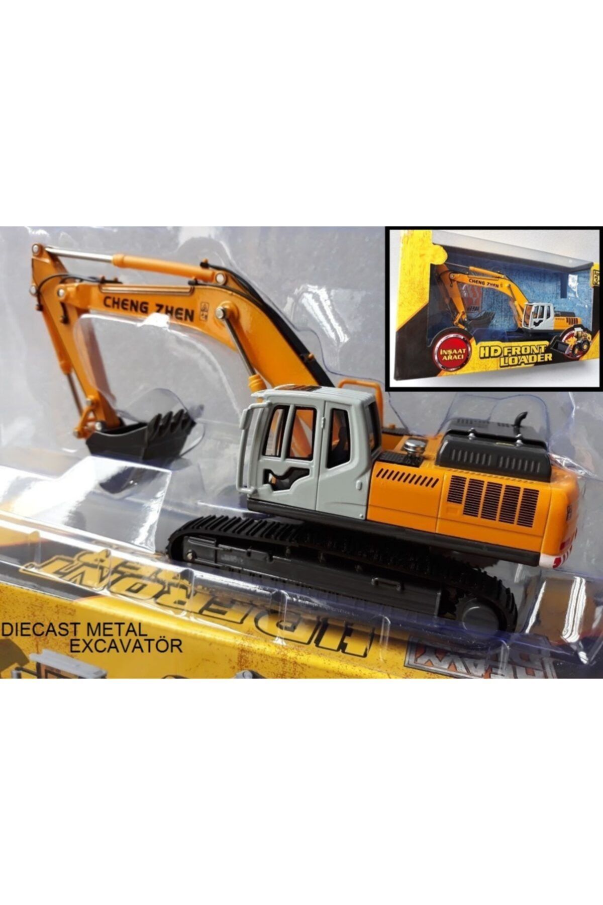 OYUNCAKSAHİLİ Metal Dozer Paletli Diecast Oyuncak Iş Makinası Model Excavator