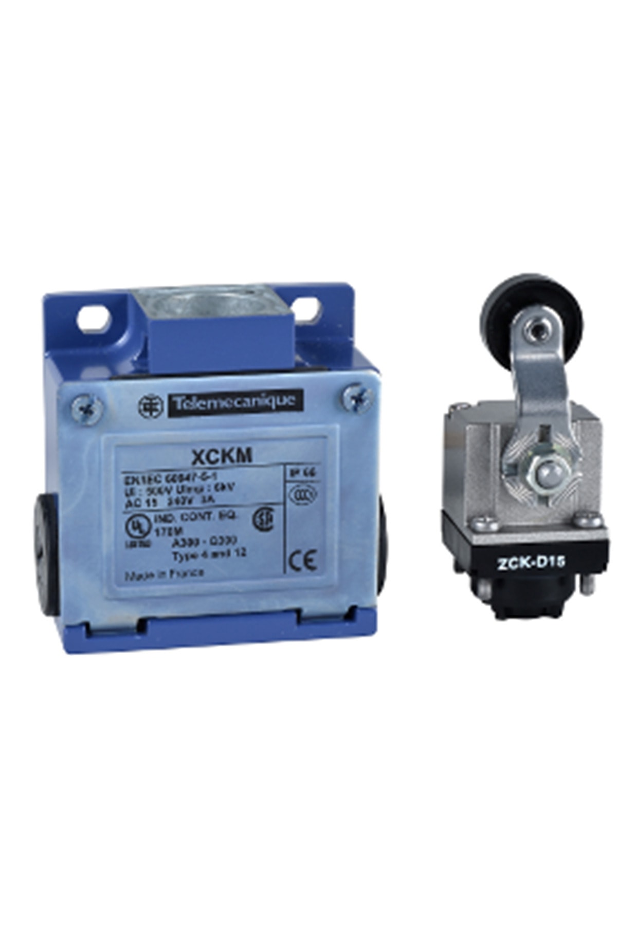 Schneider Electric Limit Anahtarı Xckm - Termopl Makaralı Manivela - 1nk+1na - Ani Hareketli