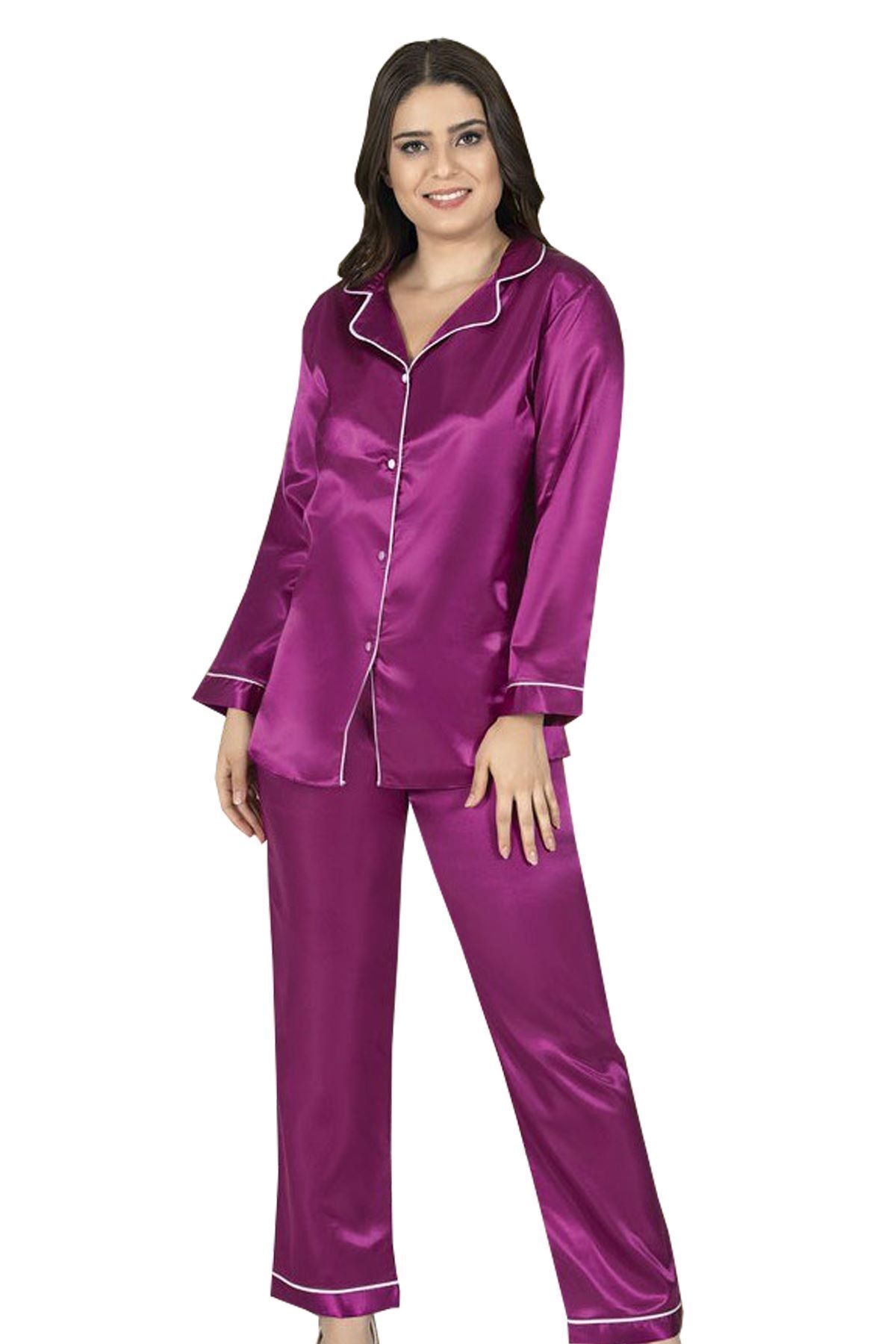 Fit Up Mymn Sistina 1627 Saten Pijama Takım