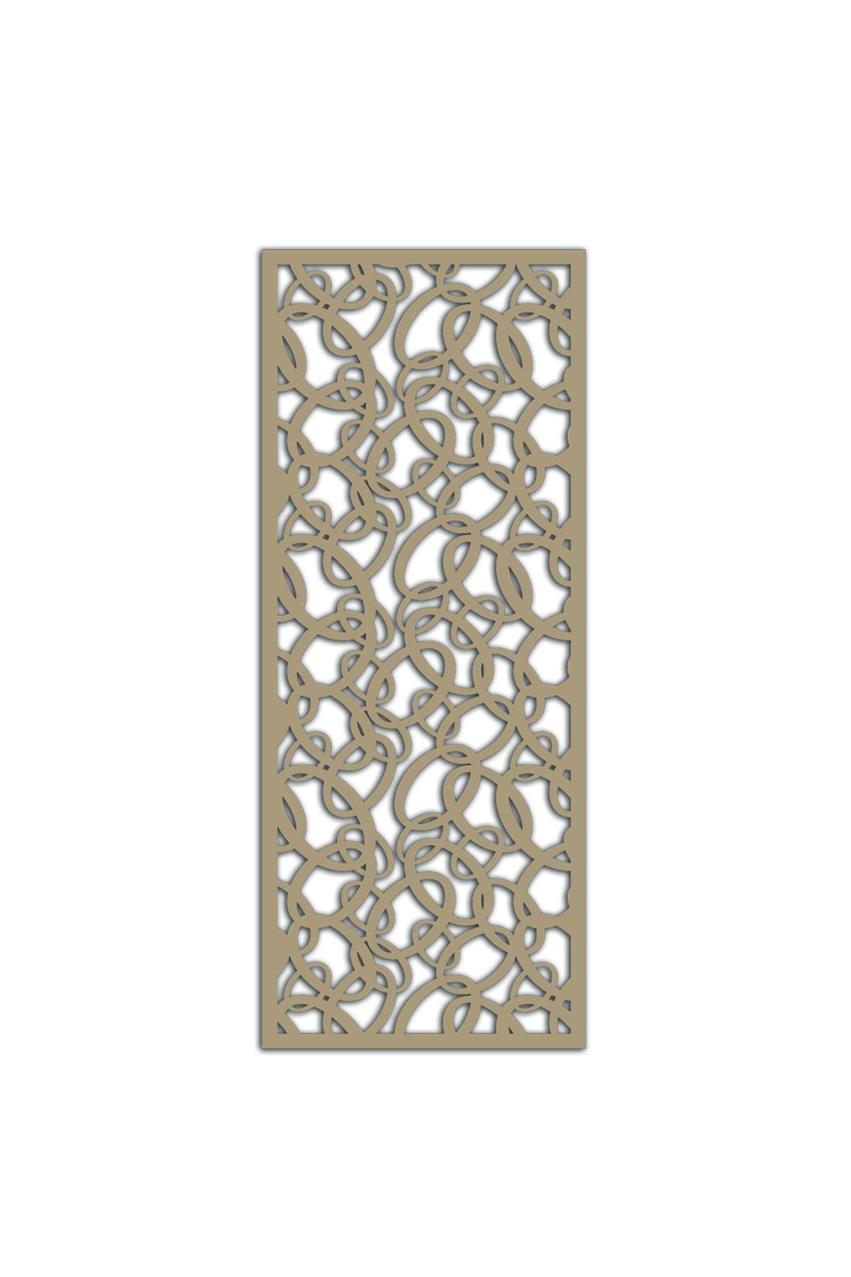 Liar Dekor Liar Ahşap Seperatör (Paravan) - KSP-31 - (10 mm) - (60 cm x 160 cm) - (Ham)