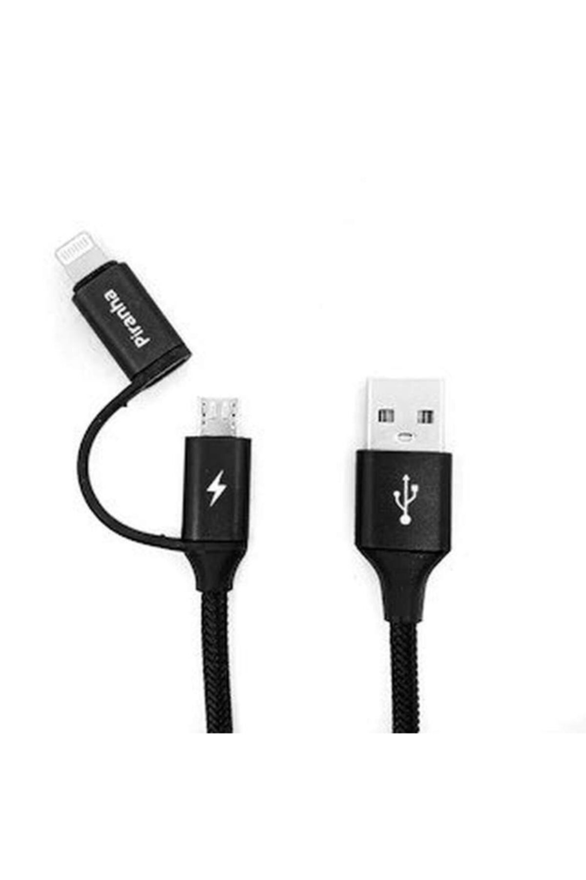 Piranha Micro Usb - Ios Lightining Usb Data&şarj Kablosu 2.0a 1.2m.- Hızlı Şarj