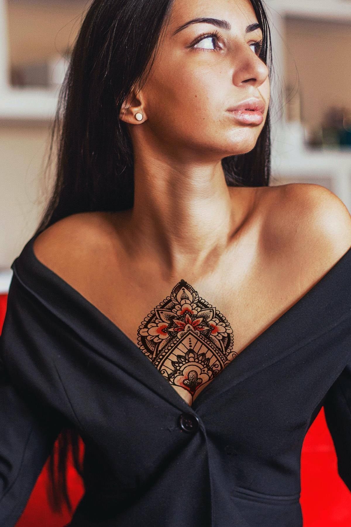 TAKIŞTIR Geçici Motifli Ve Çiçekli Dövme Tattoo