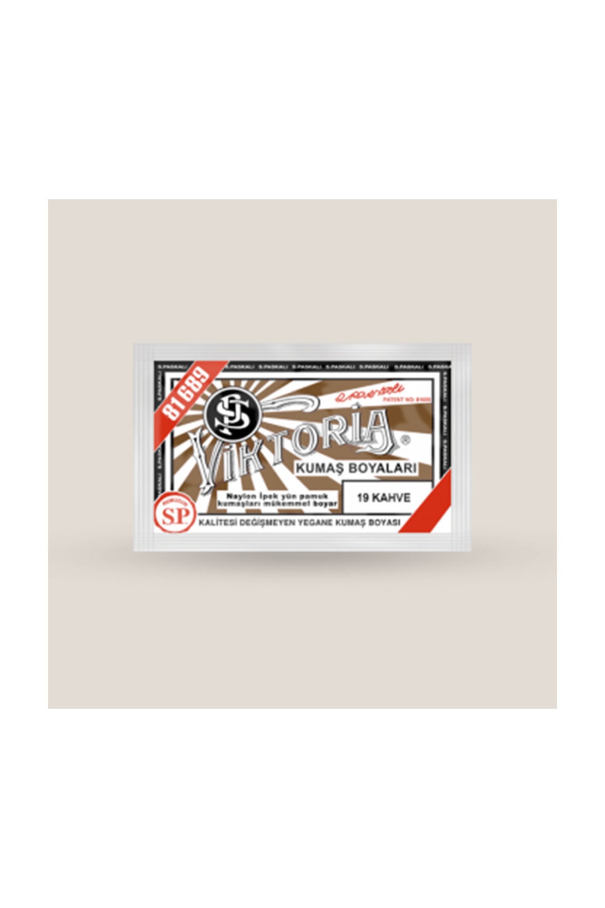 Viktoria Kahve Renk Kumaş Boyası (19)