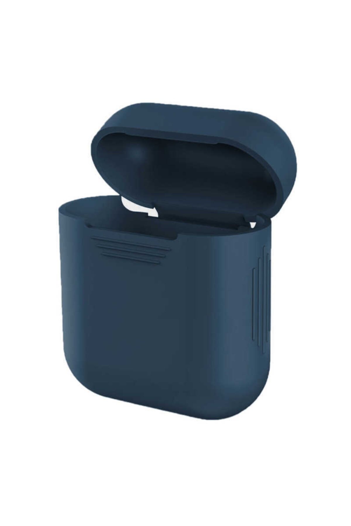 MOBAX Airpods 1 2 Nesil Uyumlu Lacivert Silikon  Kılıf