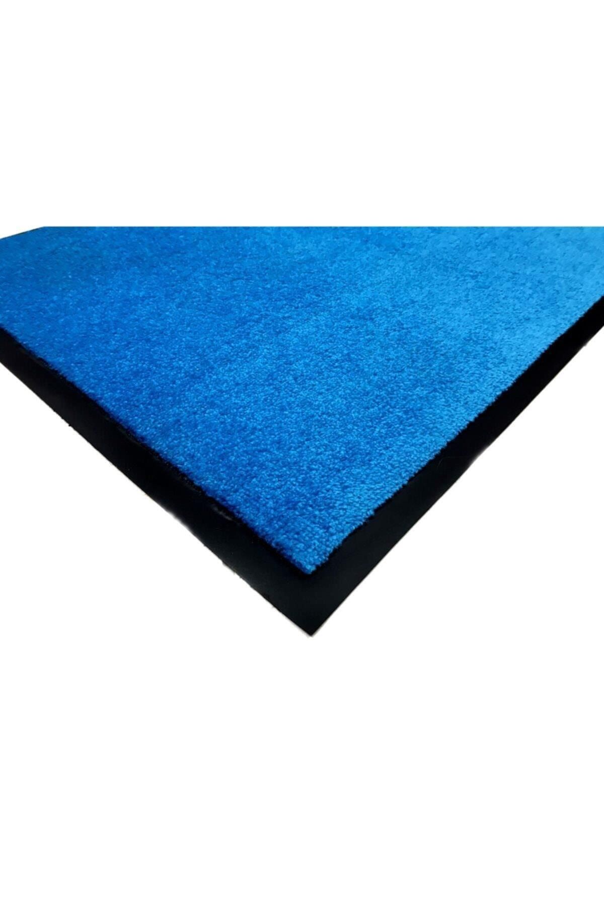 Atasoy Zemin Özel Fiyat - Nem Alıcı Hijyenik Kafe Dükkan Paspas Mavi- 60cmx90cm