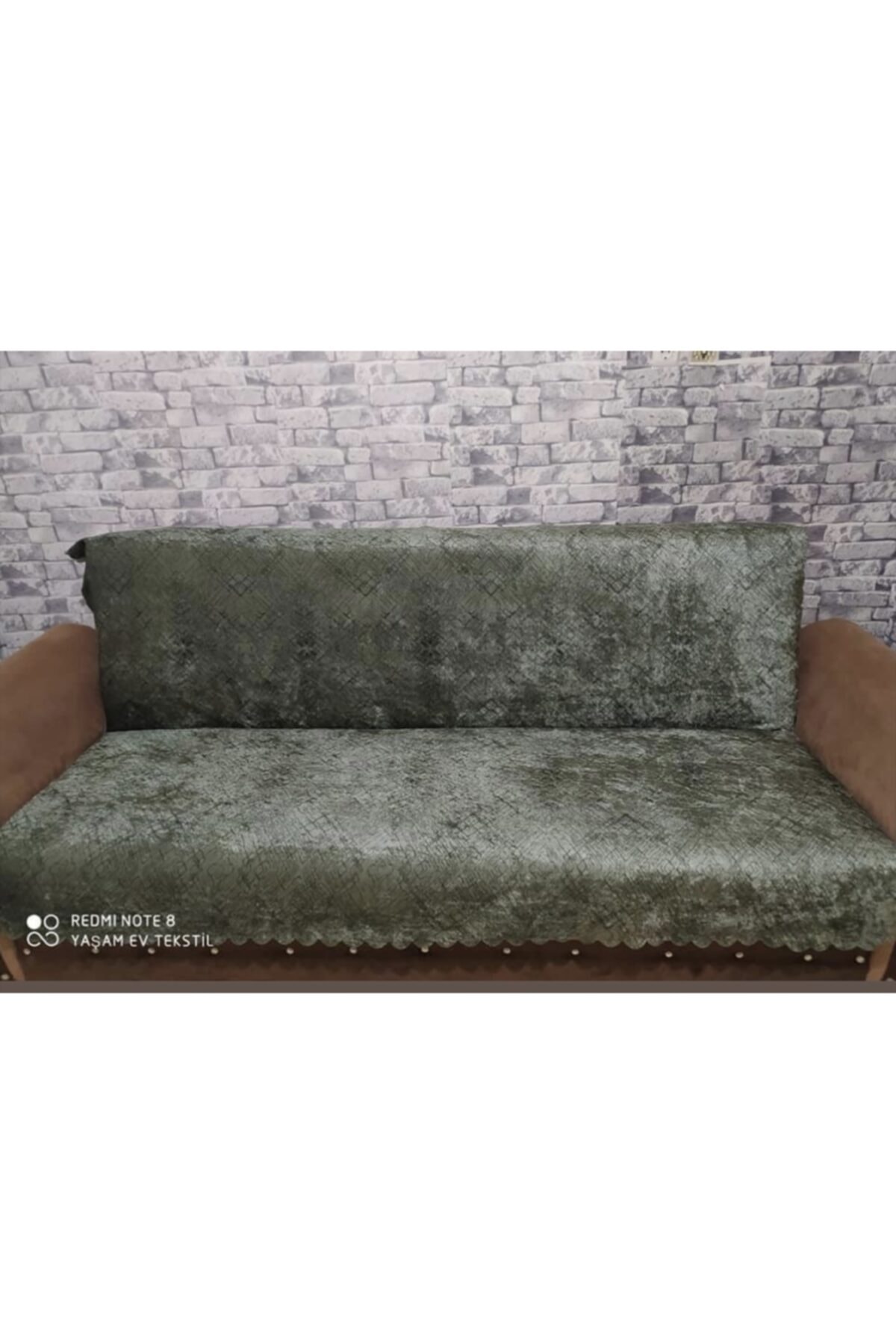 ladantela desenli sungerli koltuk ortusu yag yesili fiyati yorumlari trendyol