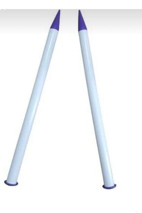: Örgü Örme Şişi Düz Uçlu Örgü Şişi Kalın Şiş 20 Mm Boy 40cm. Image 0