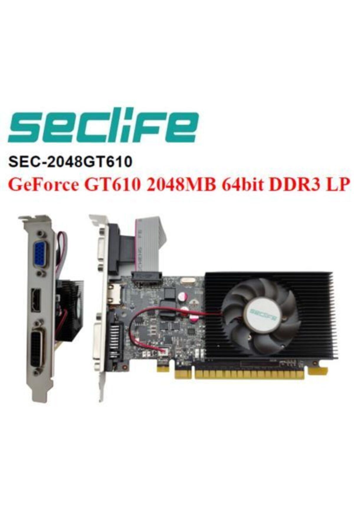 SECLIFE Gt610 2gb 64bit Ddr3 16x