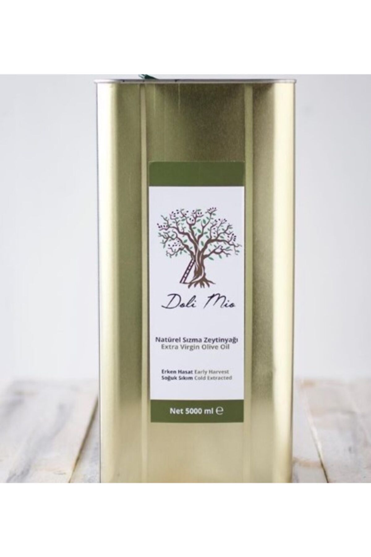 Doli Mio Olive Oil 2021 Erken Hasat Edremit Sızması 5 Lt.
