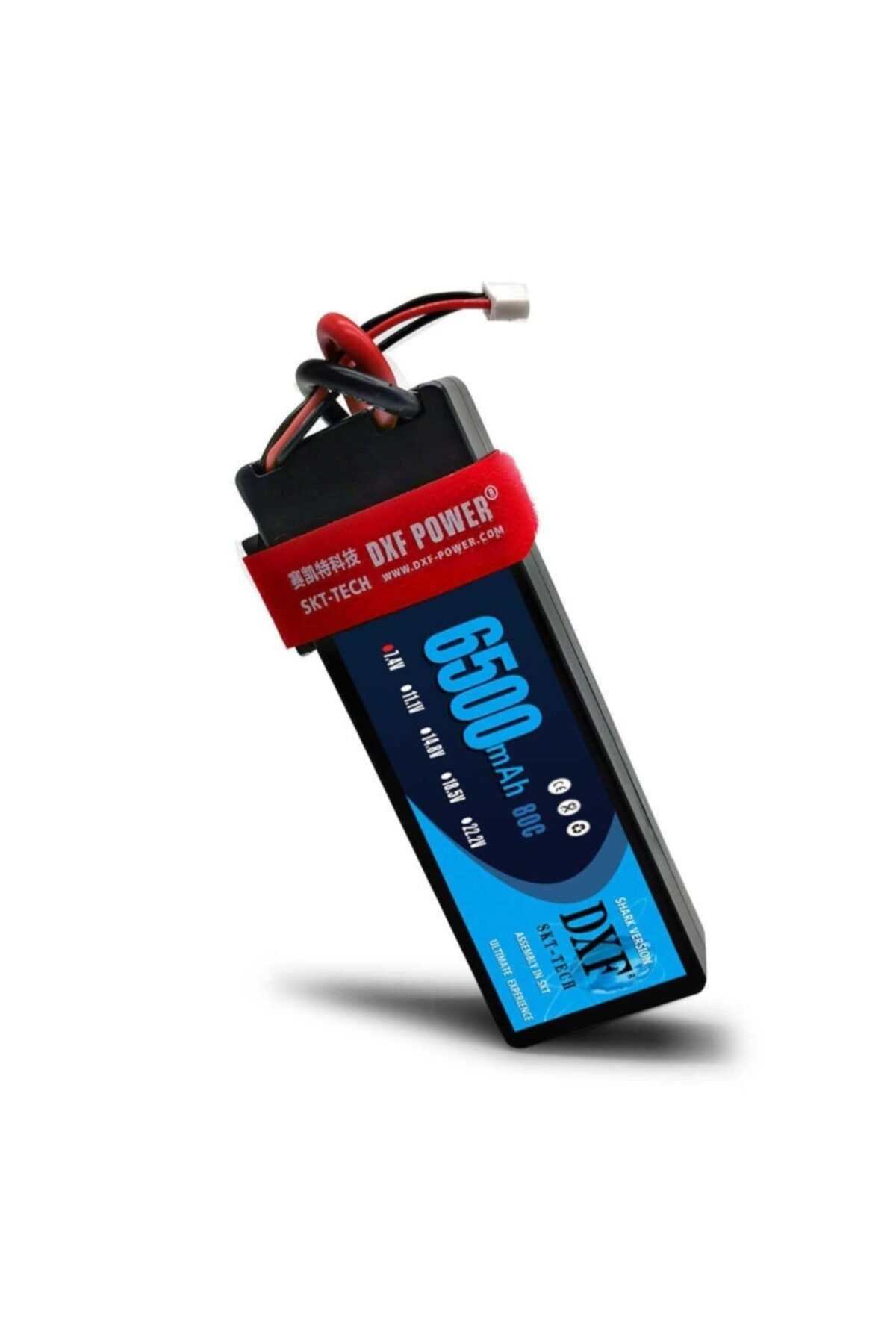DXF Power 7.4v 2s 6500mah 60-120c Hardcase Lipo Batarya
