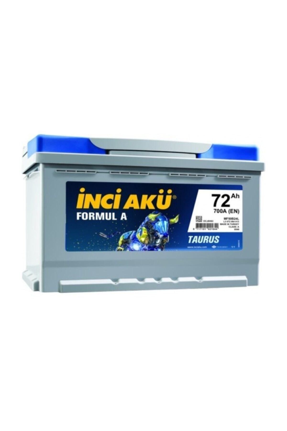 İNCİ AKÜ 12v 72ah 700 Cca Formul A Oto Aküsü