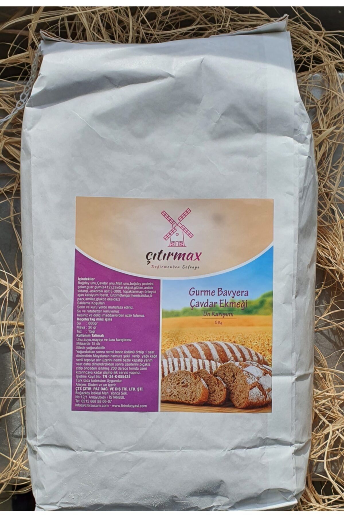 Çıtırmax Ekşili Bavyera Çavdar Ekmeği Un Karışımı 5 Kg