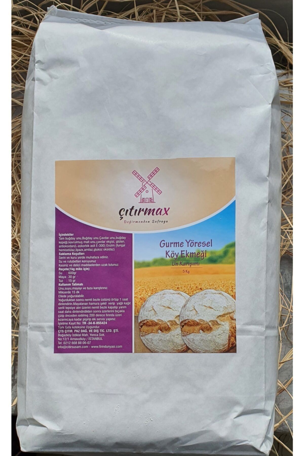Çıtırmax Yöresel Köy Ekmeği Un Karışımı 5 Kg