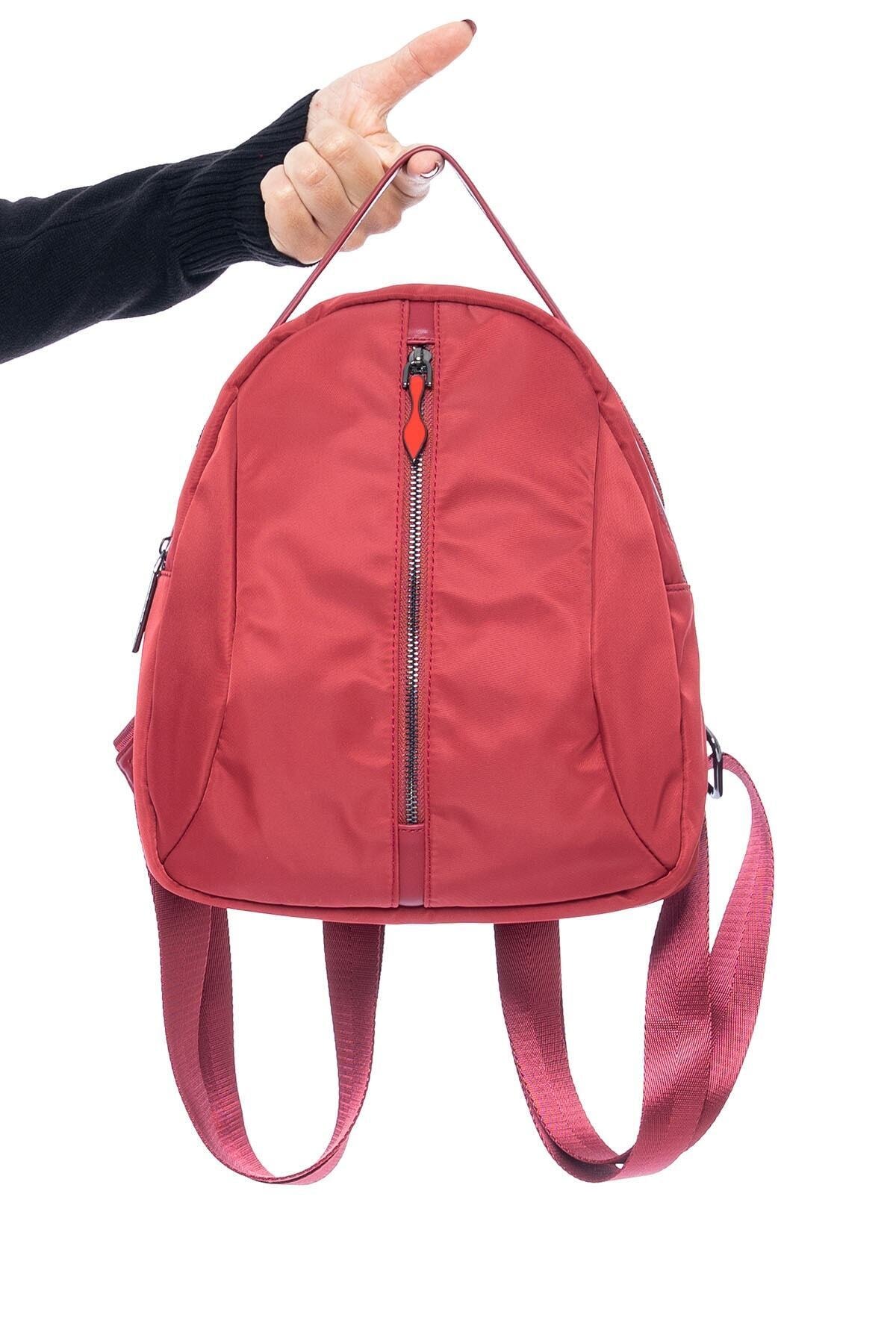 Matthew Cox Soft Bordo Kadın Sırt Çantası Stn7060