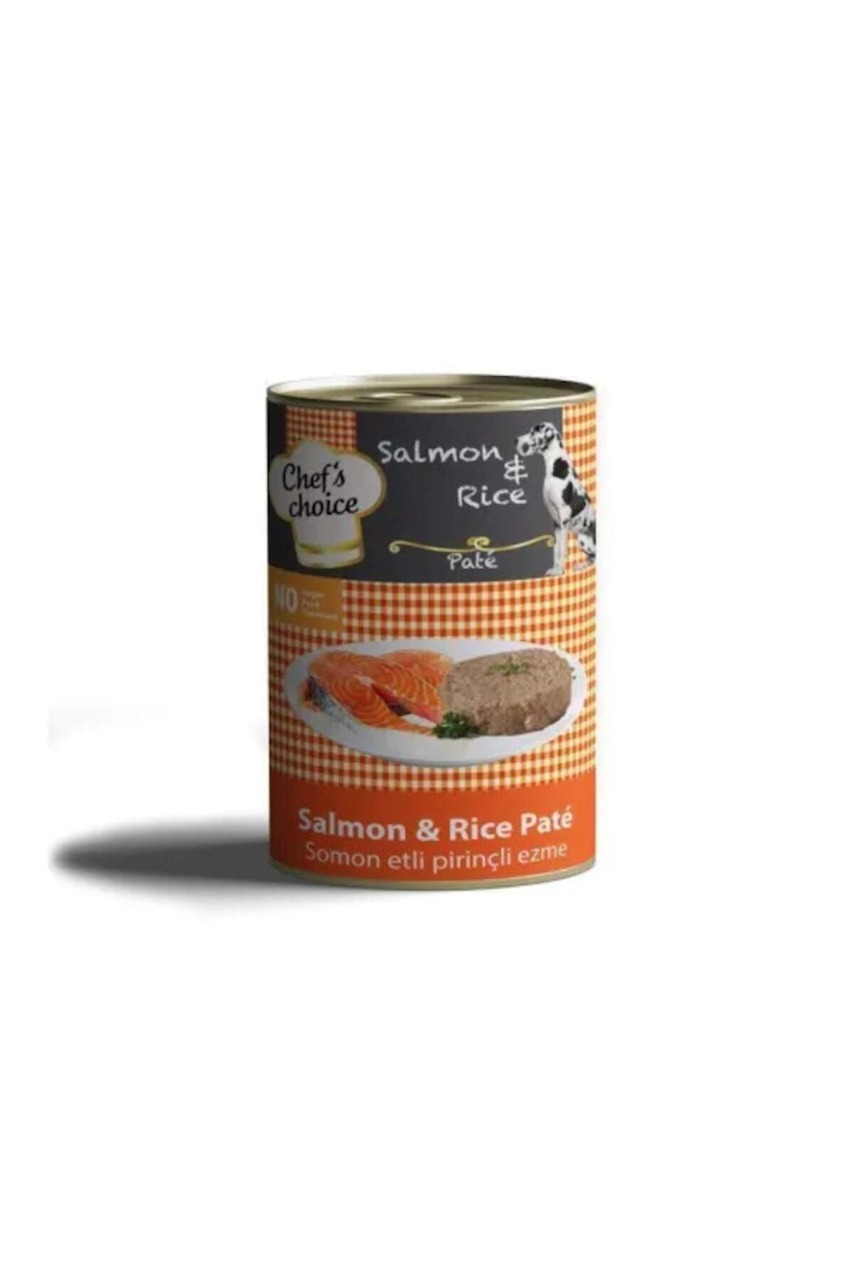 Chefs Choice 3 Adet Chef's Choice Kıyılmış Somonlu Ve Pirinçli Yetişkin Köpek Konservesi 400gr