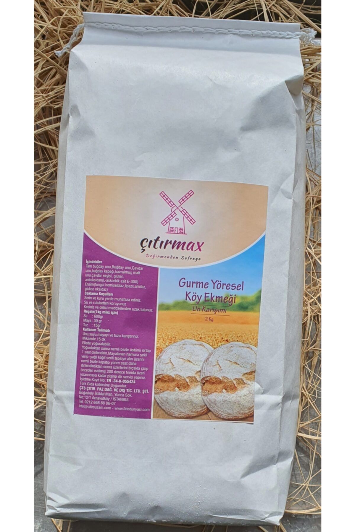 Çıtırmax Yöresel Köy Ekmeği Un Karışımı 2kg