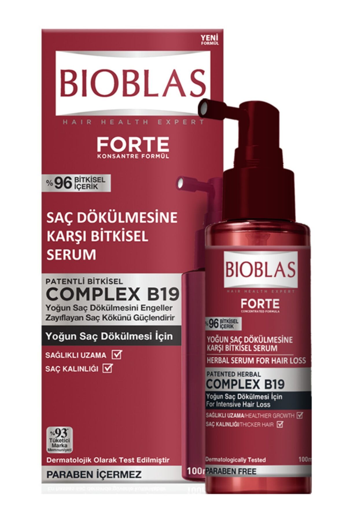 bioblas forte sac dokulme onleyici serum 100 ml fiyati yorumlari trendyol