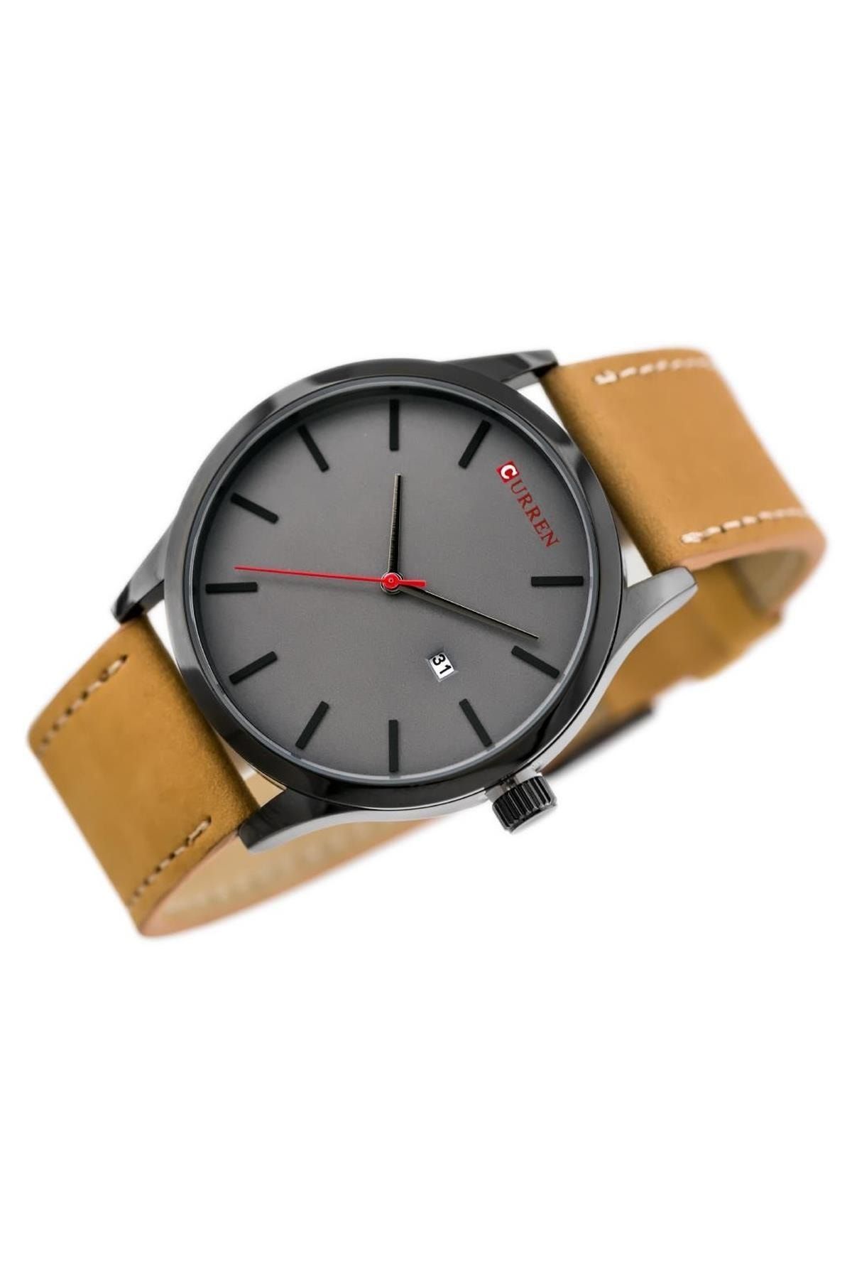 Curren 8214 Calendar Strap Men s Wristwatch Trendyol