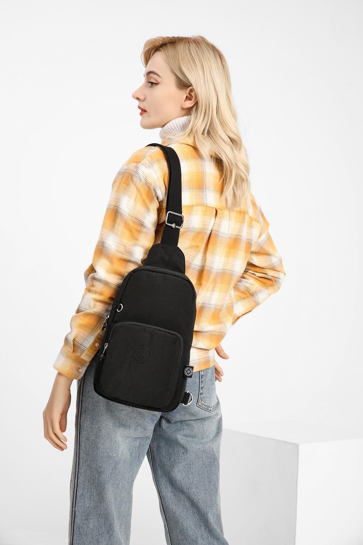 SMART BAGS Kadın  SiyahBody Bag  Sırt  Çantası  Smbyb1236  0001
