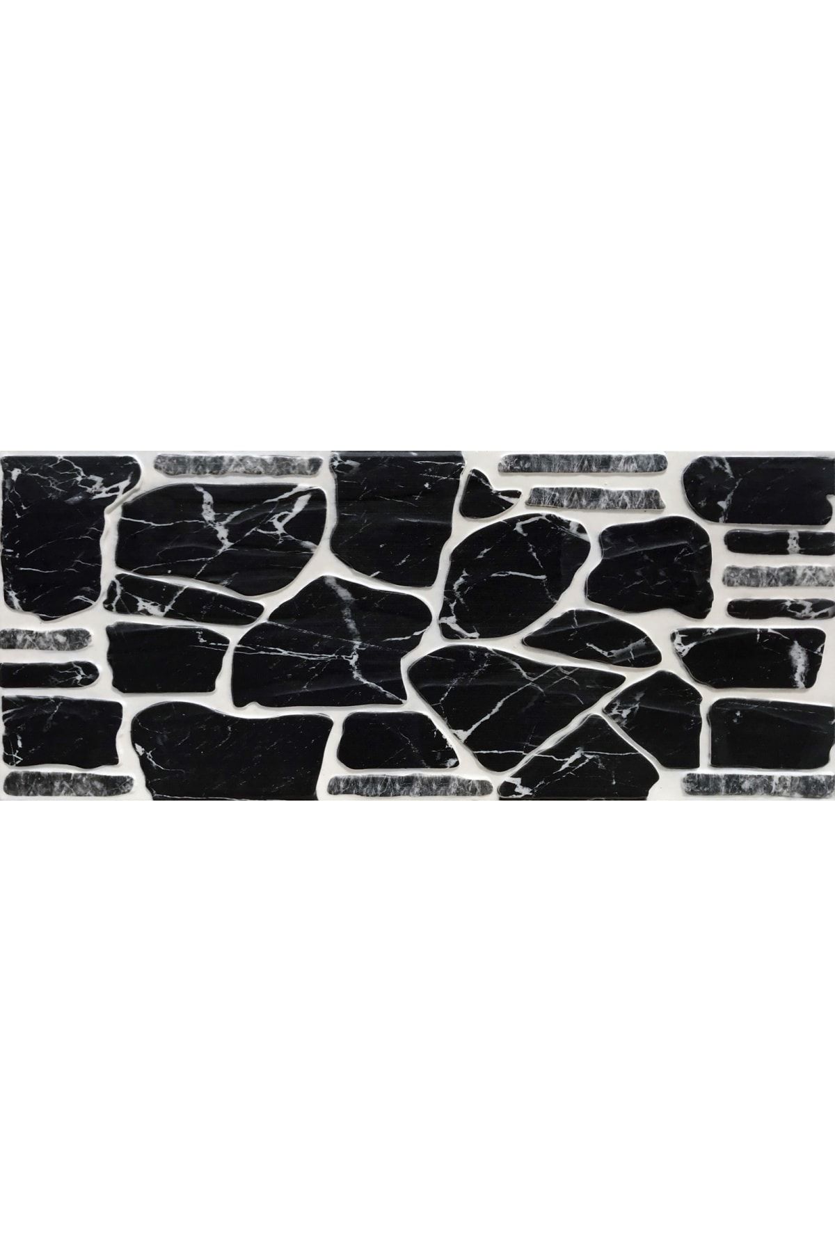 THERMOSİDİNG Kayrak Taşı Uv Baskılı Strafor Köpük Duvar Kaplama Paneli 10 Adet (50X120X3CM)(KY005)
