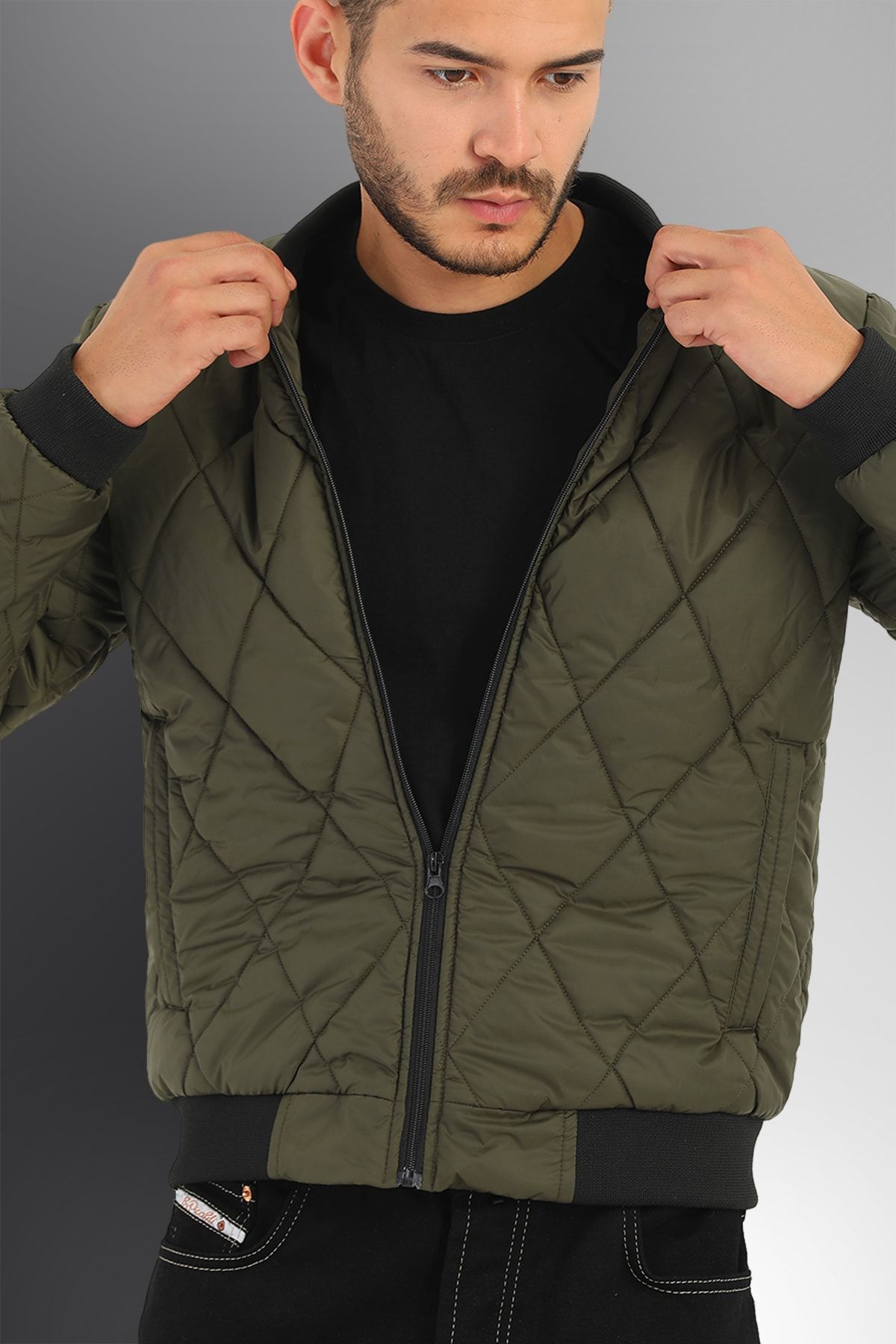 Padded sports store coat