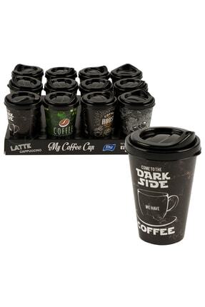 Titiz 12'li Kahve Bardağı Seti Coffe 400ml Yeniden Kullanılabilir Mug Image 0