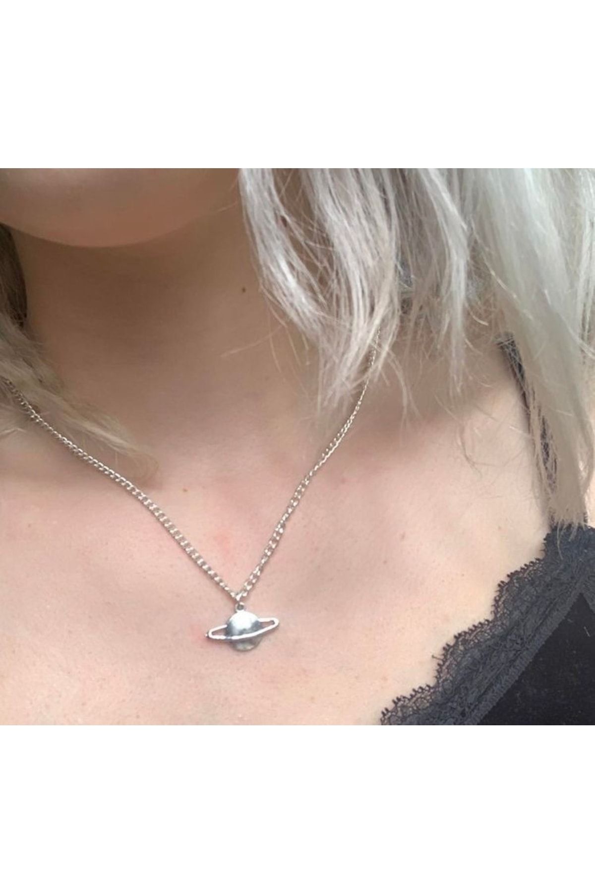 Planet necklace on sale