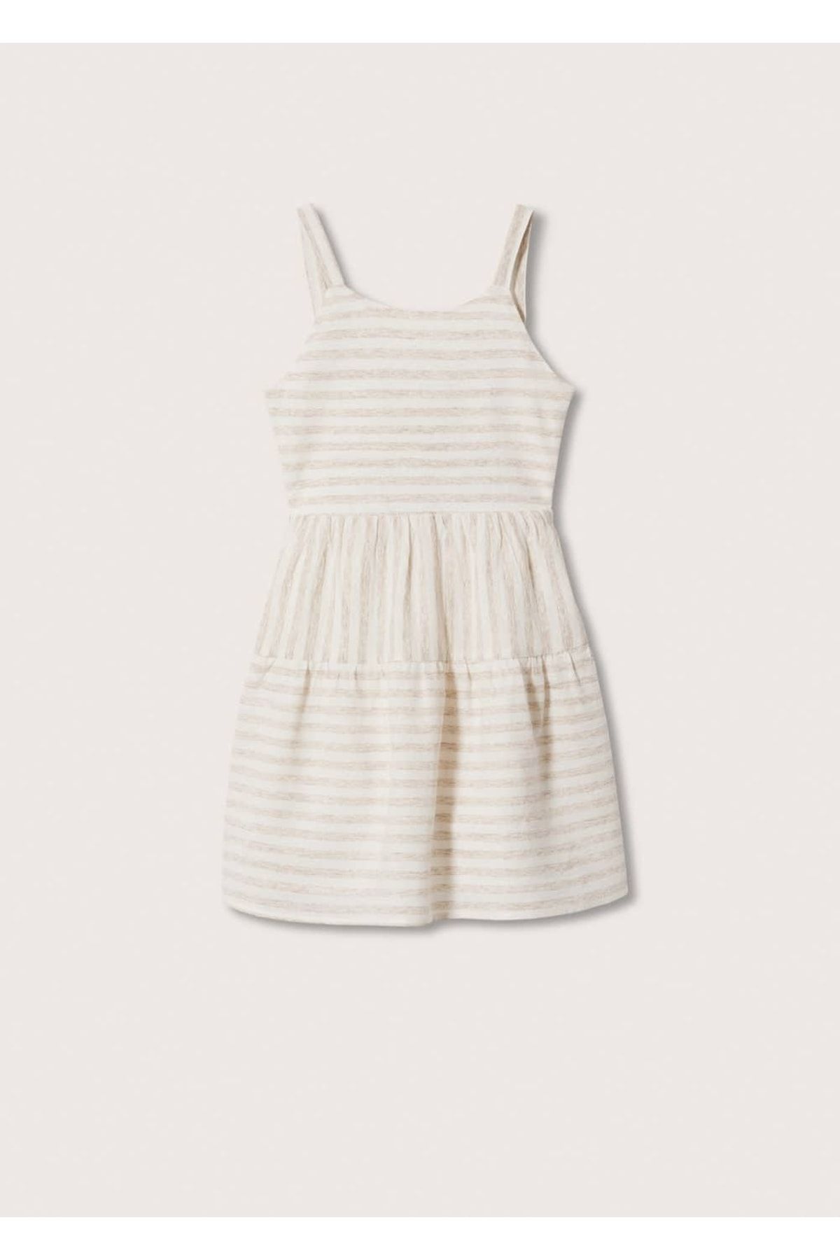 Mango striped deals linen dress
