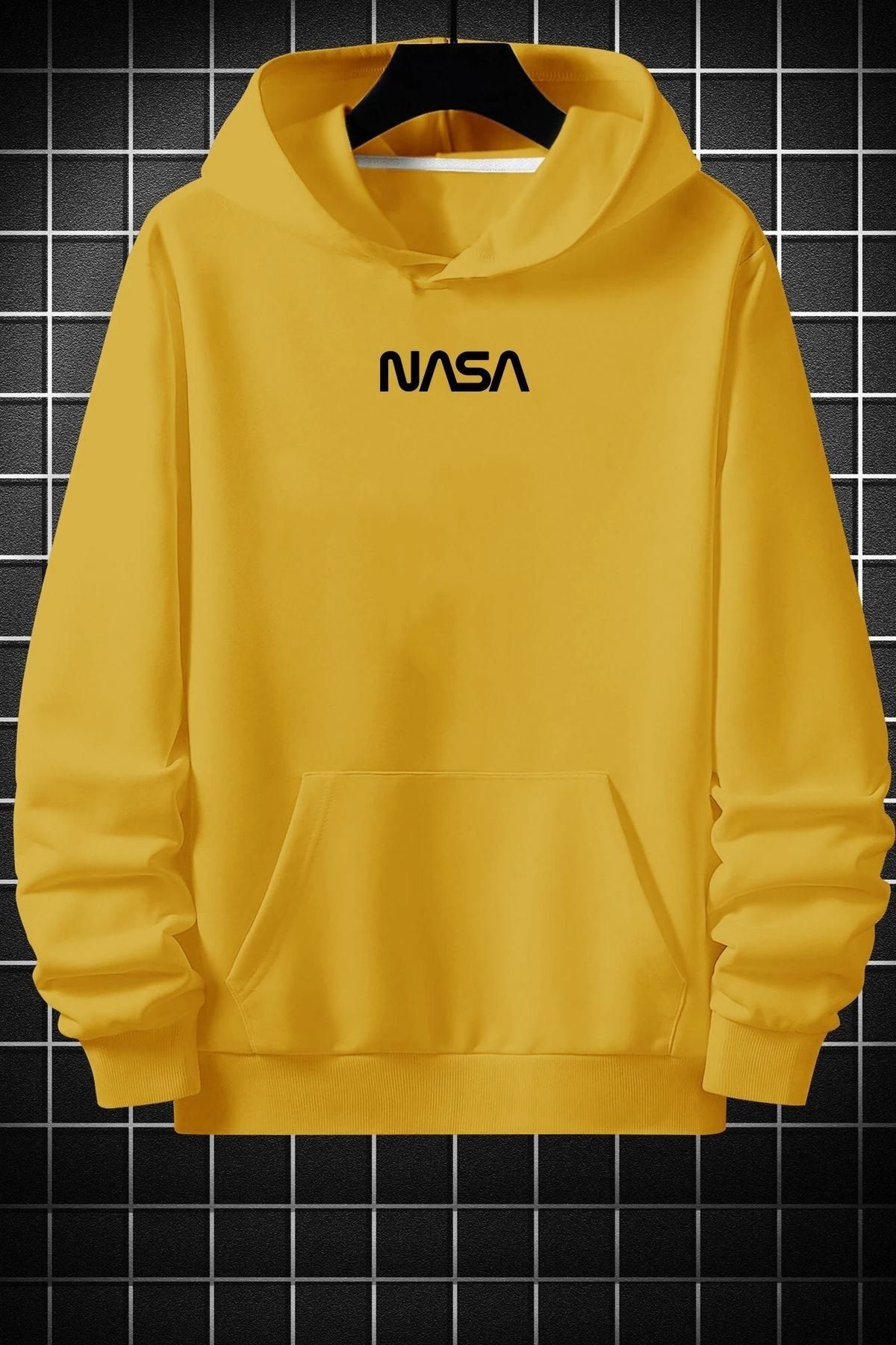 Yellow nasa sweatshirt store
