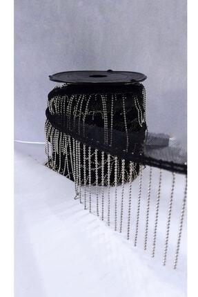 Metal Zincir Püsküllü Saçaklı Şerit 1 Metre – Dekoratif Şerit – Dekoratif Şerit Image 0