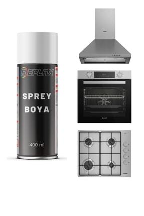 Inox Ankastre Set Beyaz Eşya Sprey Boya 400 Ml. Image 0
