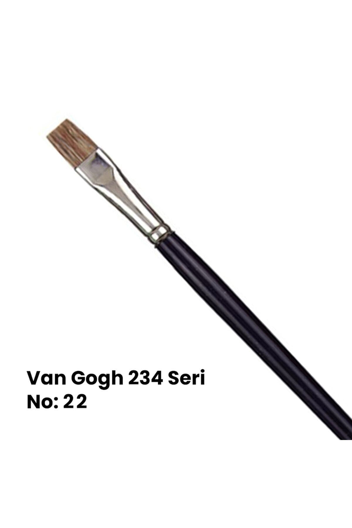 Van Gogh 234 Seri Öküz Kulağı Kılı Düz Kesik Uçlu Fırça No 20