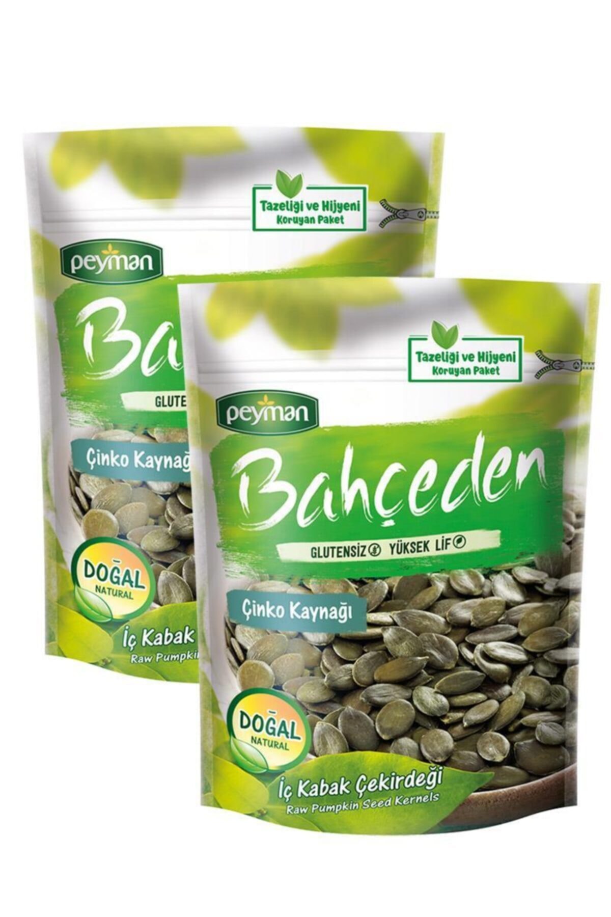 Peyman Bahçeden Doğal Iç Kabak Çekirdeği 150 Gr X 2 Adet
