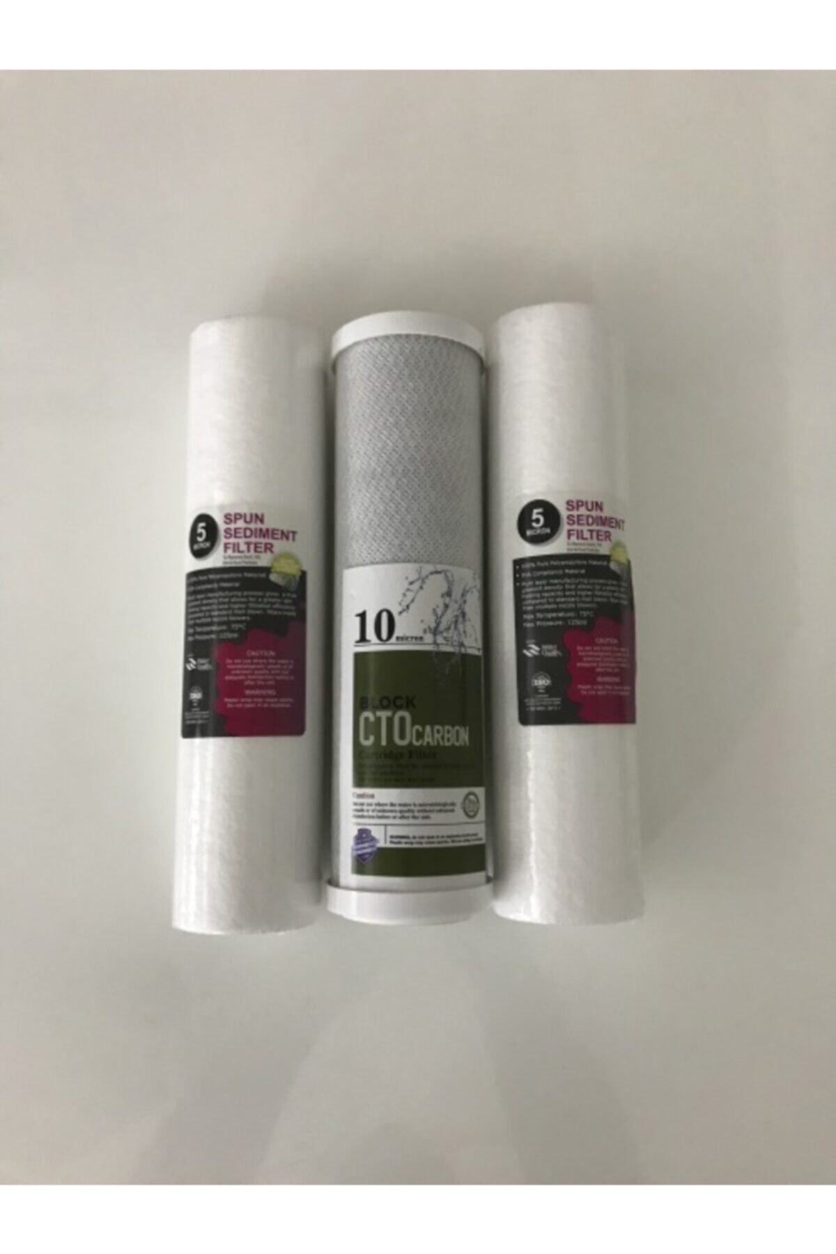 Aqualine Su Arıtma Filitresi 3 Lü Set (-ihlas-lifetech-conax Vb Tüm Açıkkasalara Uyumludur )