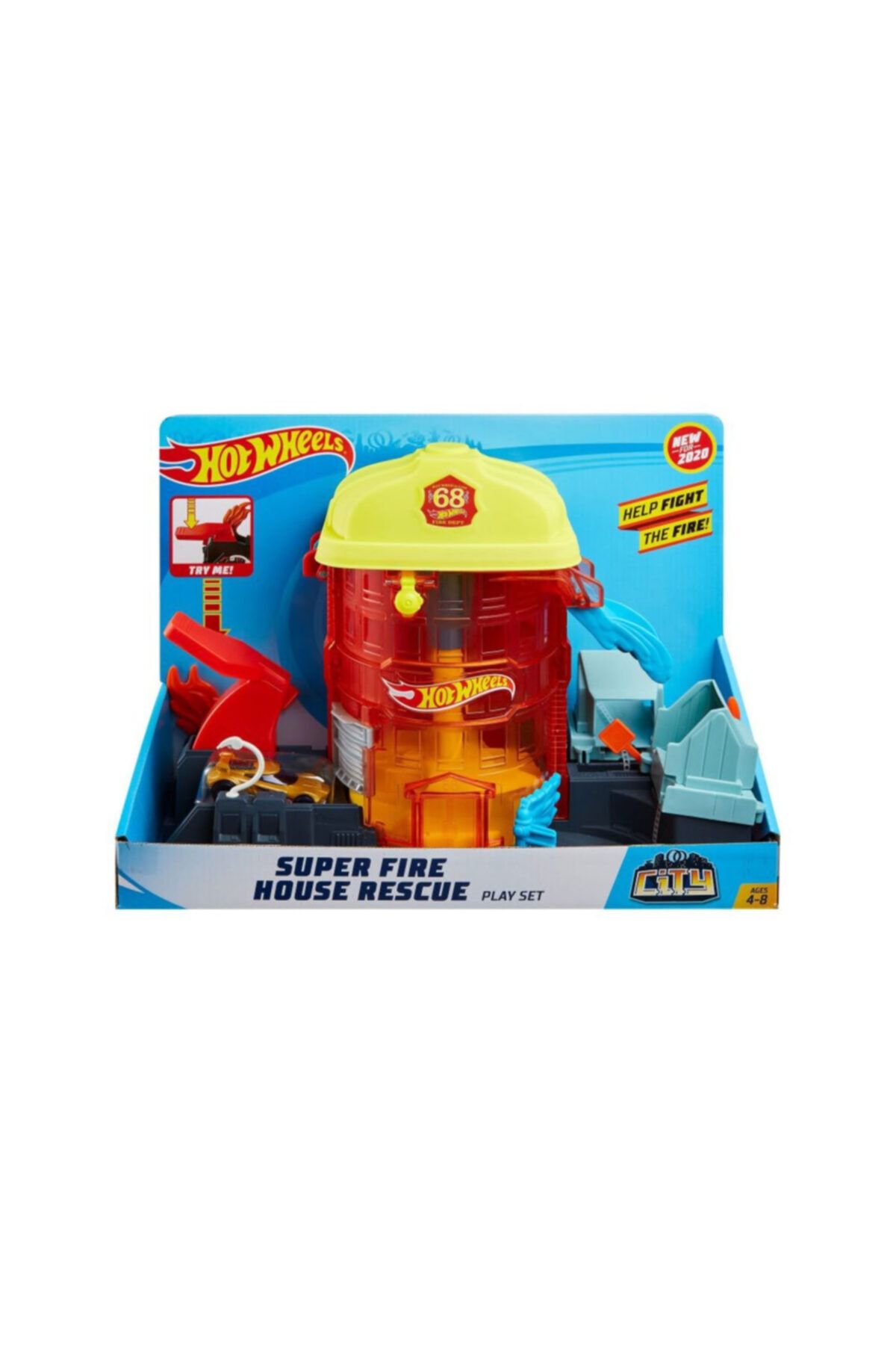 HOT WHEELS Hot Wheels Parkurda Dönüş Macerası Oyun Seti-mtl-fnb15