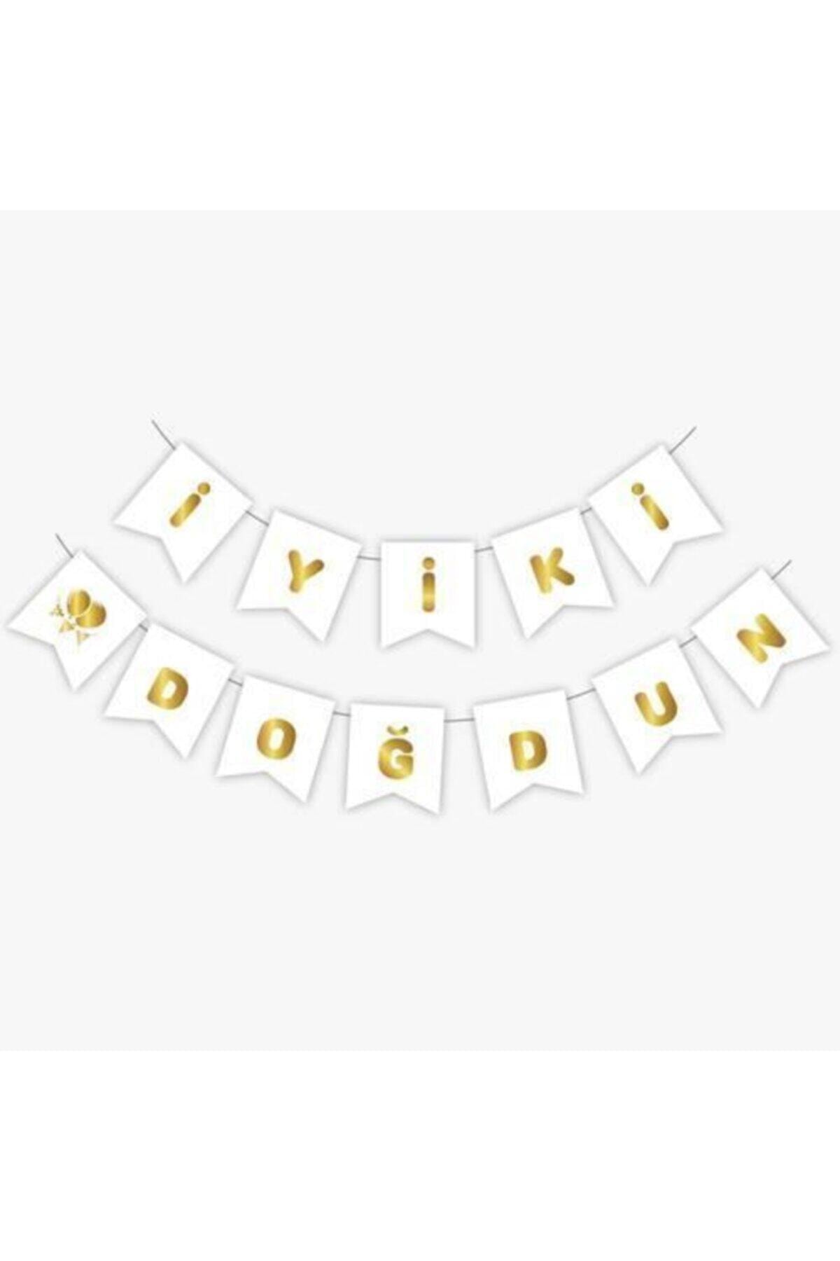 Parti Furyasi Iyiki Dogdun Yazisi Beyaz Gold Fiyati Yorumlari Trendyol