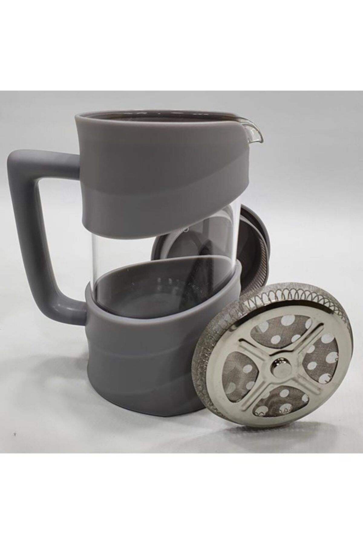 AROW Cam French Press Gri Renkli 350 ml.