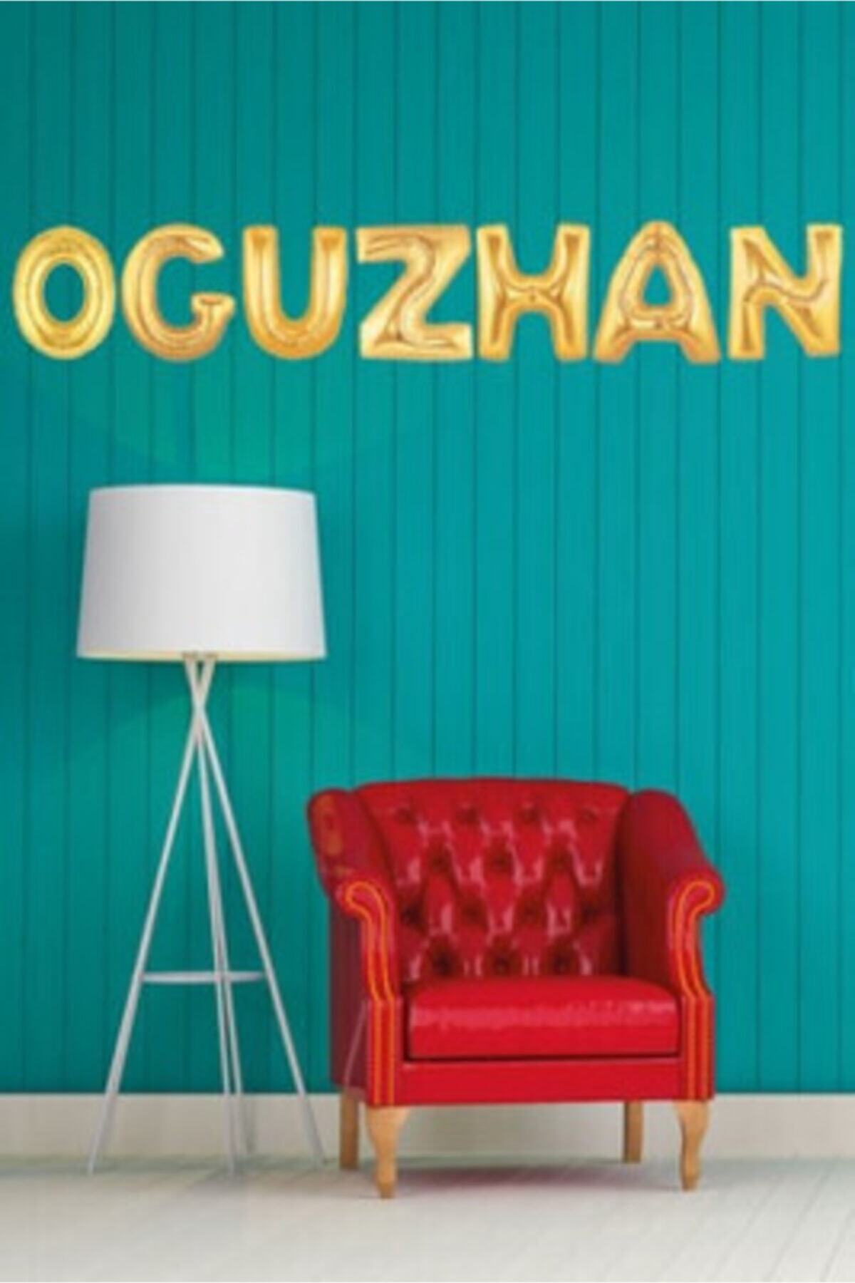 partisüs Oğuzhan Harfleri Balon Oğuzhan Doğum Günü