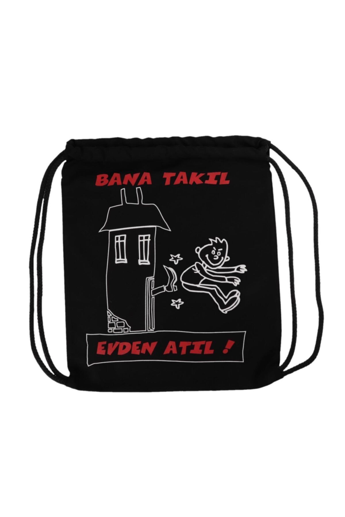 Çetin Siyah Spor Sırt Çantası