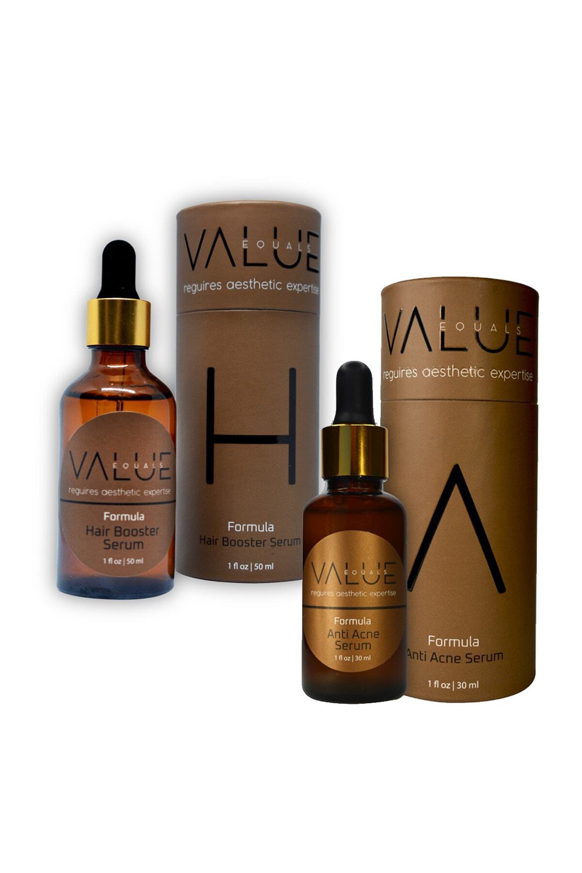 VALUE Anti Akne & Sivilce Serumu 30 Ml + Saç Güçlendirici Serum 50 Ml