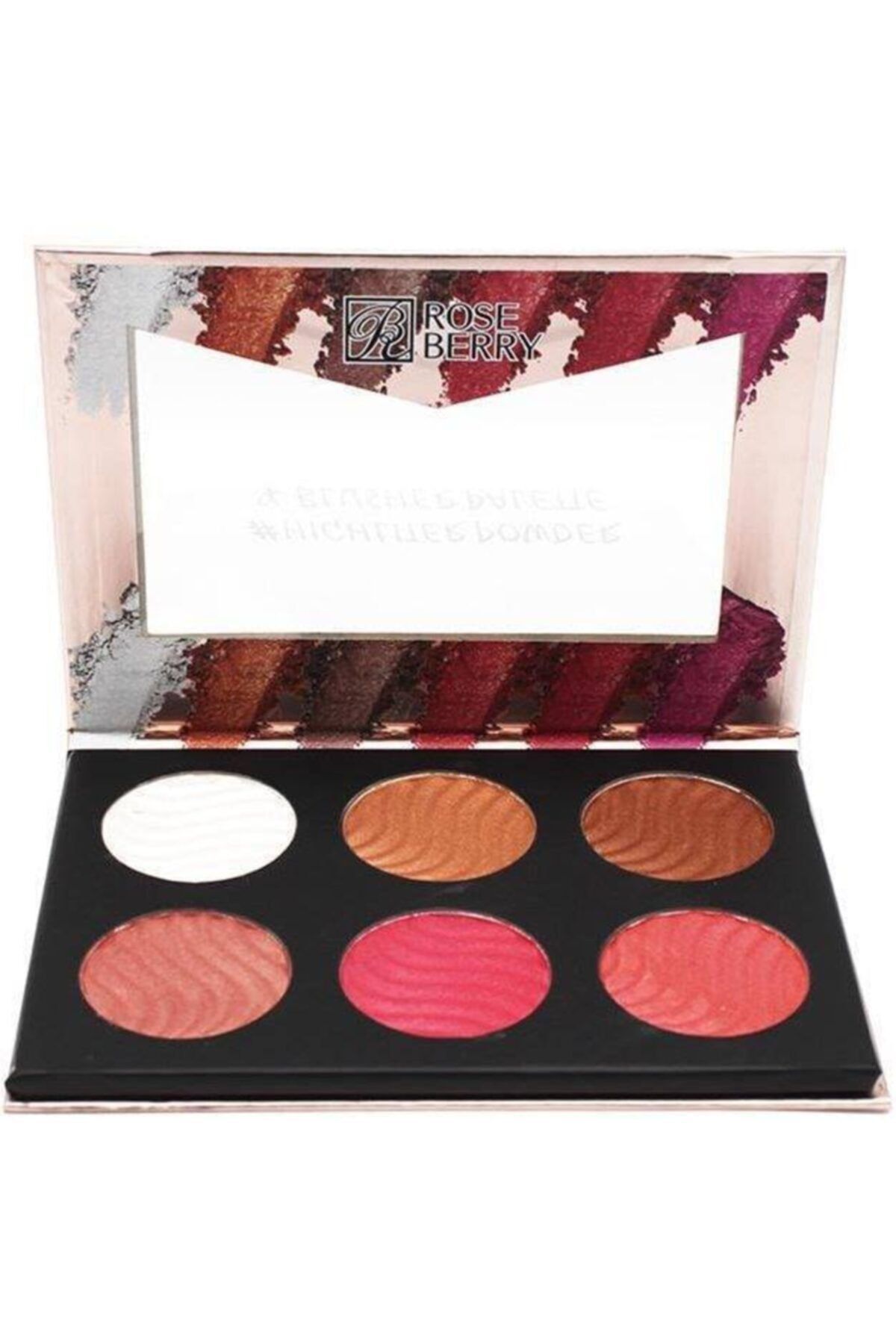 ROSE BERRY Metallıst Hıghlıter Powder & Blusher Palet 6 Lı Palet