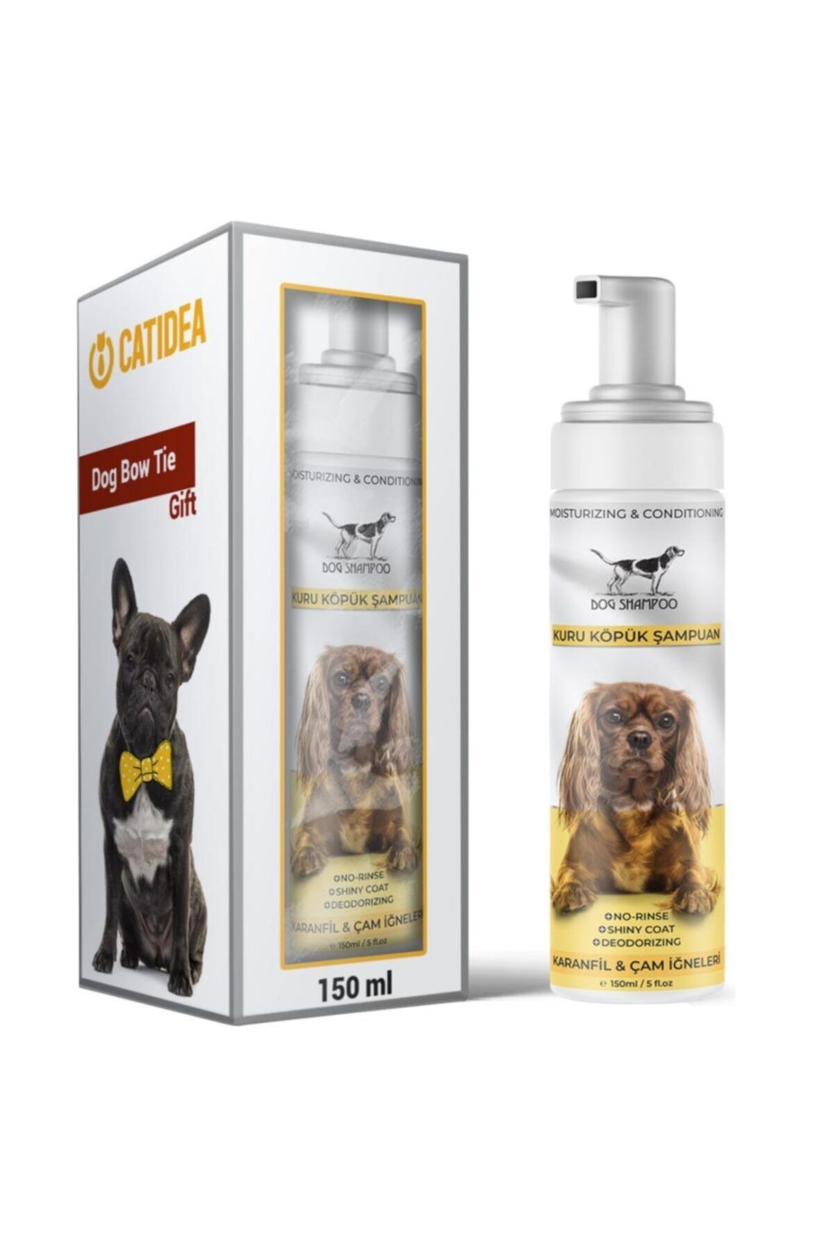 Catidea Karanfil Ve Çam Kokulu Köpük Köpek Şampuanı 150 Ml